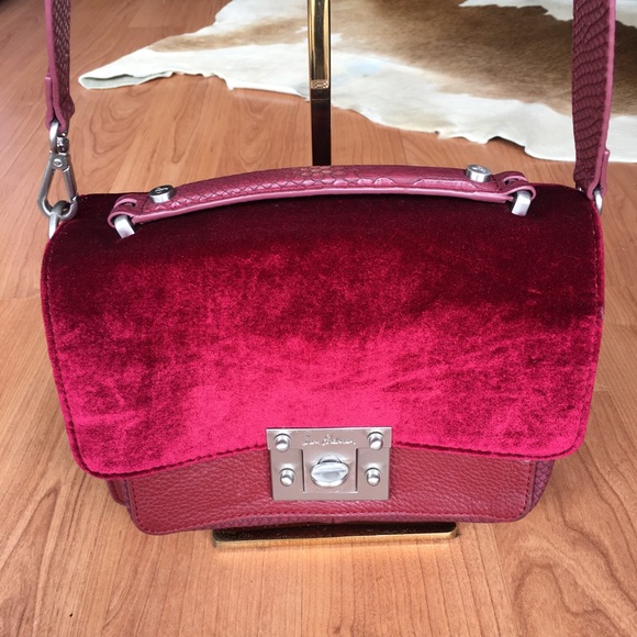 Sam Edelman Handbags - Sam Edelman leather snakeskin embossed crossbody